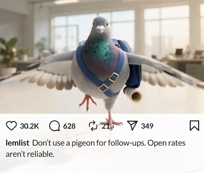 An example of a Lemlist ad on LinkedIn