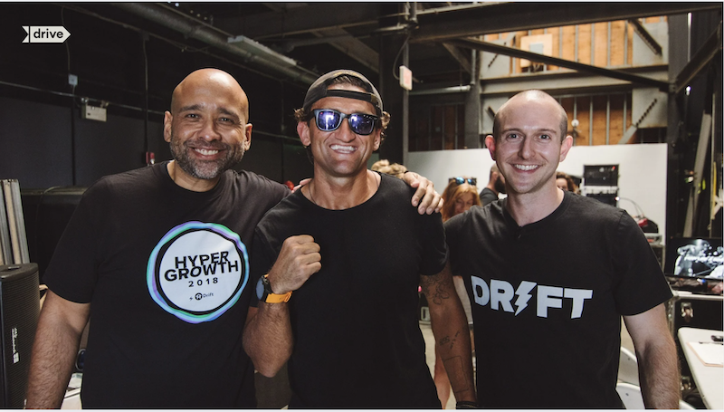 Dave Gerhardt, David Cancel, and Casey Neistat at Drift