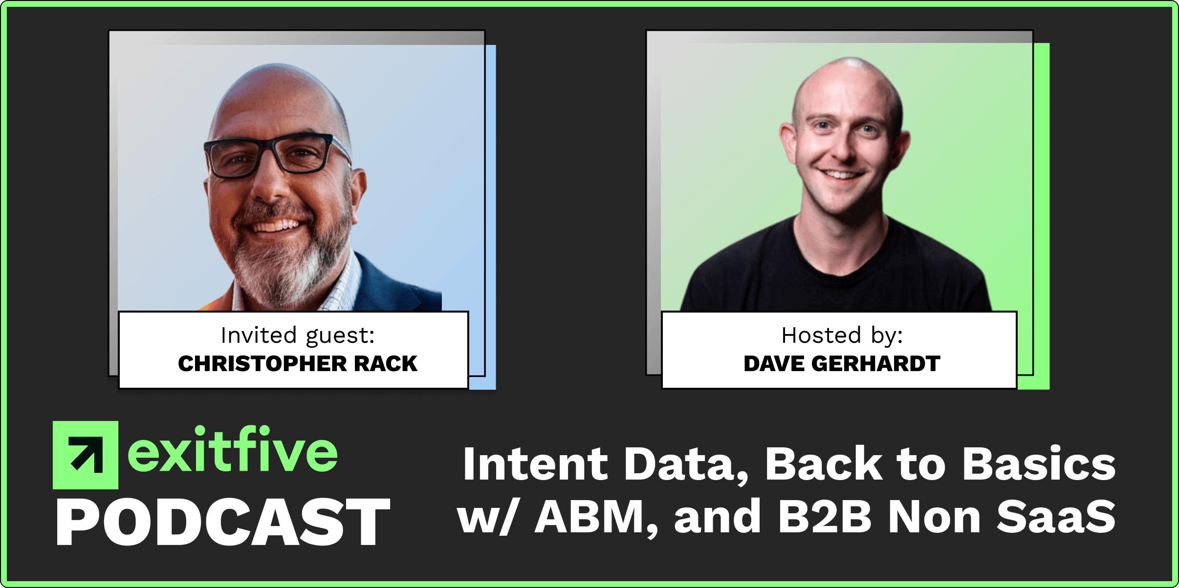 Marketing Strategy | Intent Data, Back to Basics with ABM, and B2B Non SaaS (with Christopher Rack)