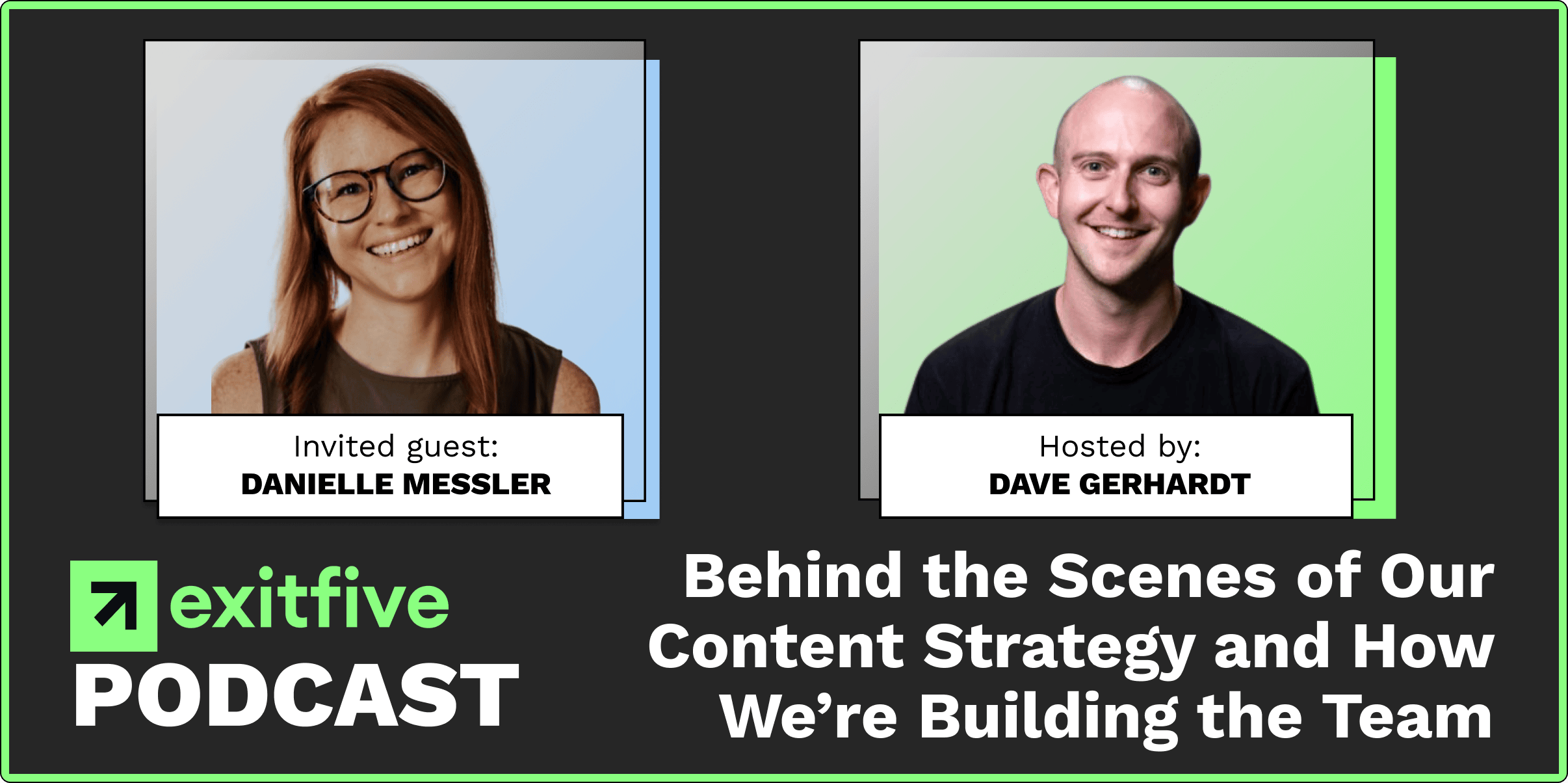 Inside Exit Five | Behind the Scenes of Our Content Strategy and How We’re Building the Team